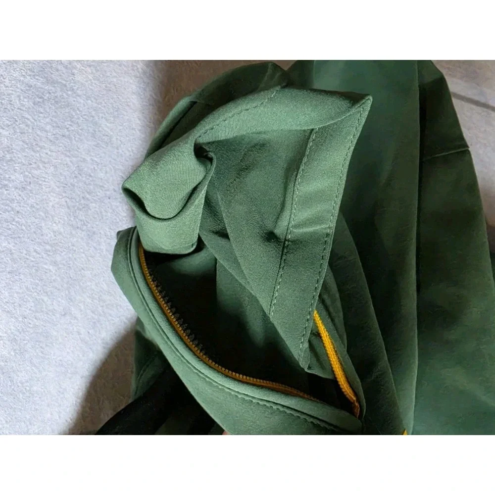 Green Bay Packers Nike Green Sideline Coach Men Short Sleeve Hoodie Jacket Sz XL